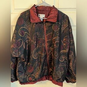 Avon Maroon Lined Jacket with Black Label